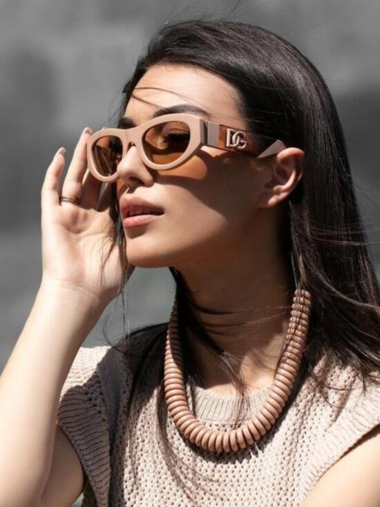 Dolce&Gabbana DG6174 3292/73 Beige Sunglasses Authentic NEW main image 11